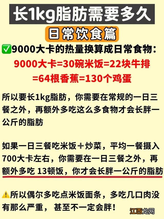 卡路里等于多少脂肪 卡路里和脂肪换算