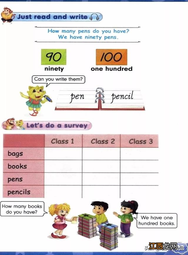 英语书电子课本 四下英语电子书