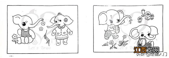 简笔画卡通动物 简笔画卡通