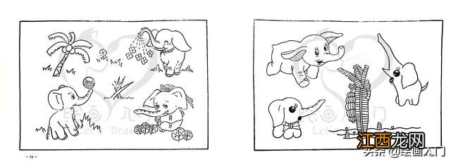 简笔画卡通动物 简笔画卡通