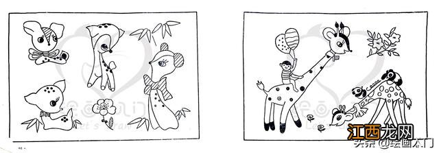 简笔画卡通动物 简笔画卡通