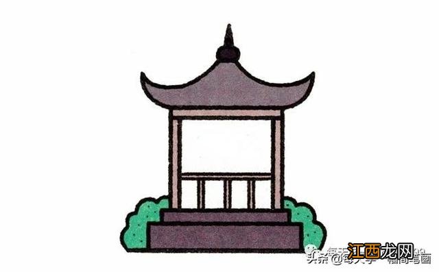 中国宝塔简笔画 宝塔简笔画