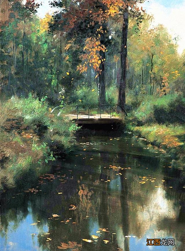 农村自然风景 乡村田园风景画