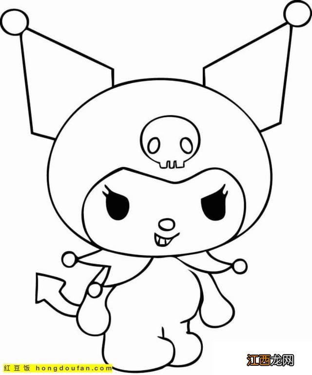 美乐蒂简笔画菲梦少女 美乐蒂简笔画