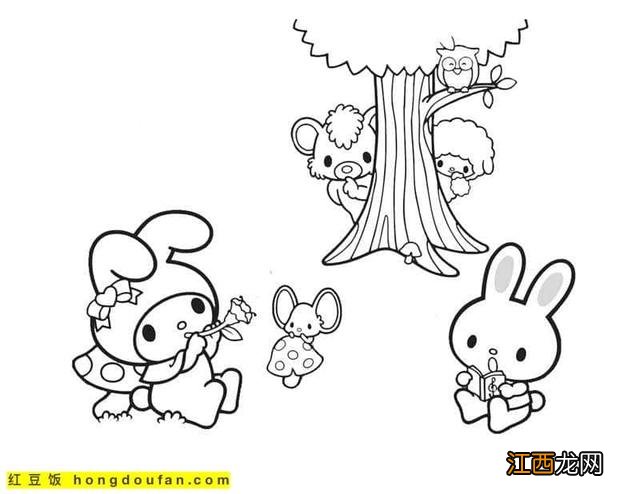 美乐蒂简笔画菲梦少女 美乐蒂简笔画