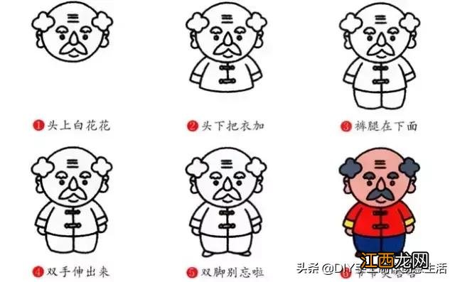 人物简笔画图片大全带颜色 人物简笔画图片大全