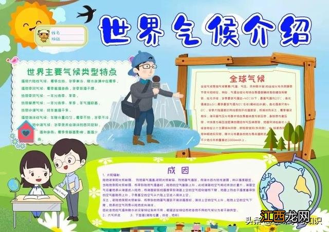 走进大自然手抄报资料 走进大自然手抄报