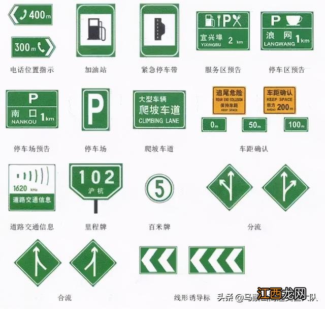 交通标志大全图片 指路标志和指示标志