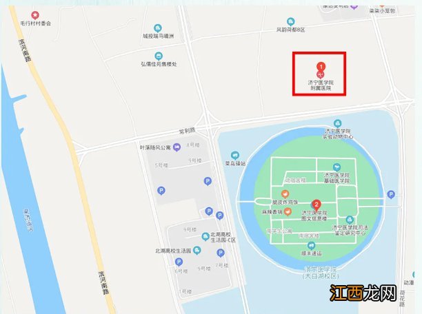 济宁太白湖新区新冠疫苗接种点分布图