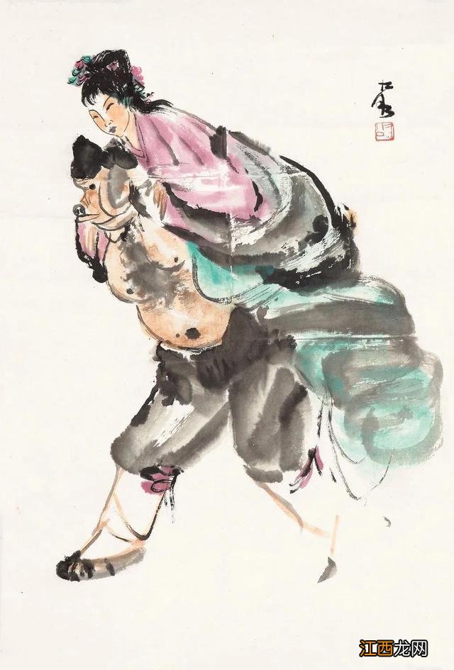 简笔人物画 画家简笔画