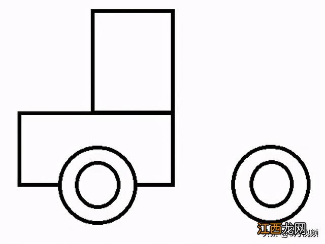 重型大卡车怎么画 大卡车怎么画