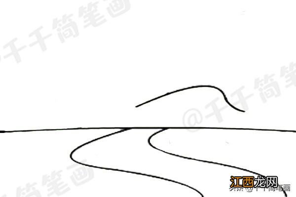 狮子简笔画 河简笔画