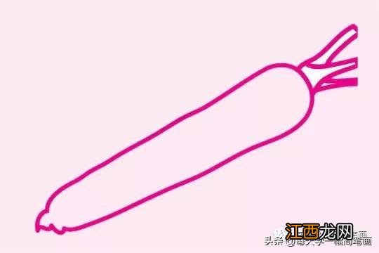 胡萝卜图片简笔画