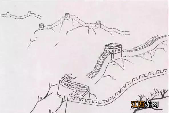 万里长城的画法 长城的画法