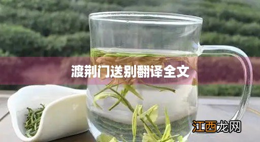 渡荆门送别翻译全文读音 渡荆门送别翻译全文