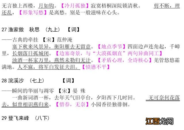 初中古诗词大全必背人教版视频 初中古诗词大全必背