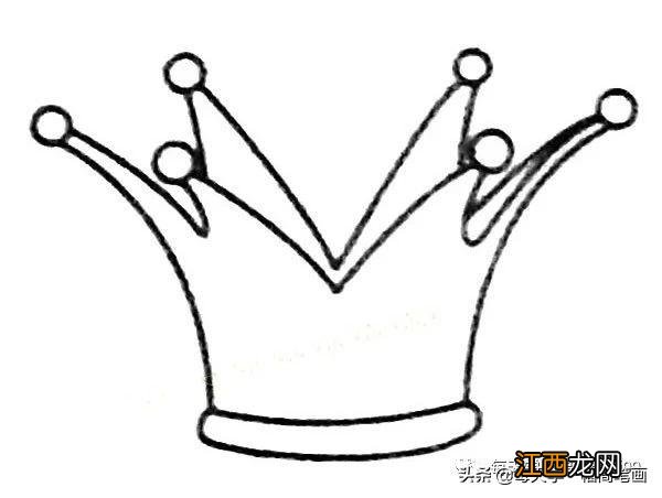 王冠简笔画怎么画 王冠简笔画