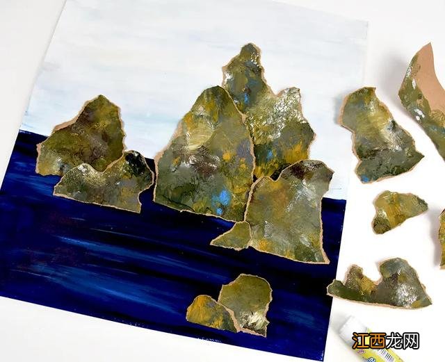 一排海浪简笔画 画法 一排海浪简笔画