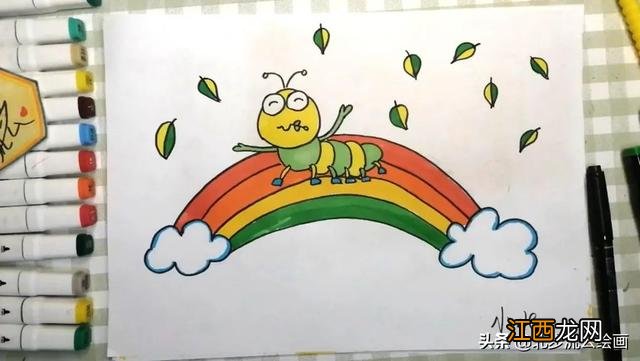 彩色的毛毛虫怎么画 毛毛虫怎么画