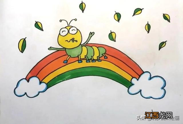 彩色的毛毛虫怎么画 毛毛虫怎么画