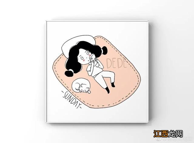 呆萌可爱小女孩简笔画 可爱小女孩简笔画