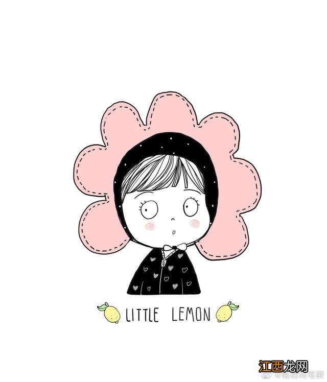 呆萌可爱小女孩简笔画 可爱小女孩简笔画