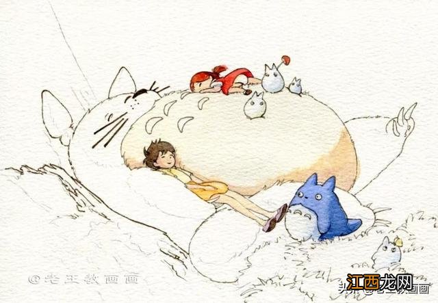 龙猫怎么画简单又可爱 龙猫怎么画