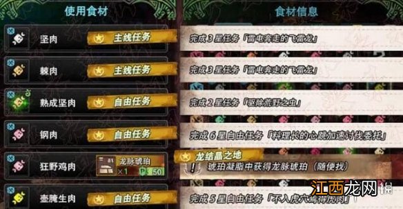 怪猎冰原忍耐系肉类怎么获得 怪物猎人冰原属性耐性