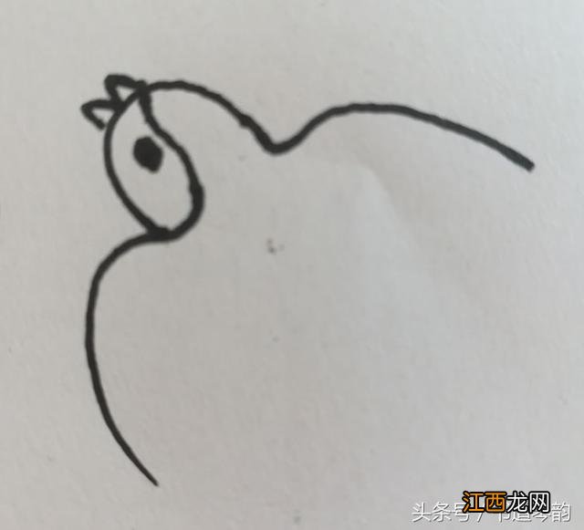 拇指姑娘骑燕子的简笔画 燕子的简笔画