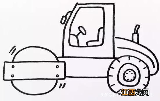推土机怎么画简笔画 推土机怎么画