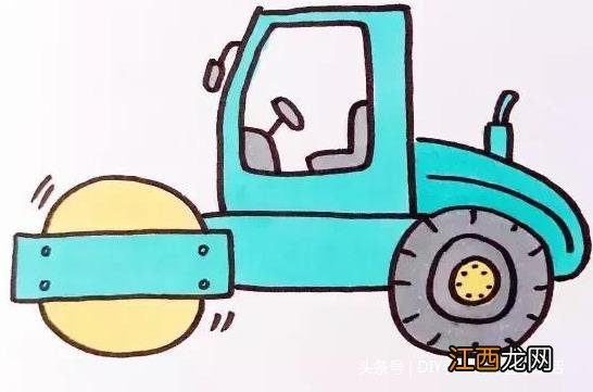 推土机怎么画简笔画 推土机怎么画