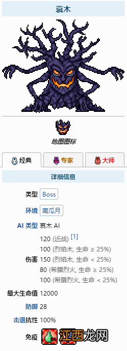 泰拉瑞亚南瓜月事件中有什么boss 泰拉瑞亚南瓜月的所有掉落物品