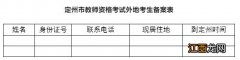 定州2022中小学教师资格考试笔试防疫规定