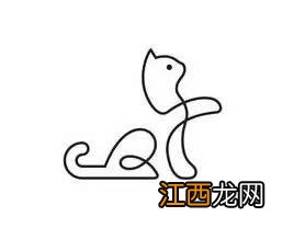 小猫简笔画图片大全 彩色 可爱 卡通版 小猫简笔画图片大全