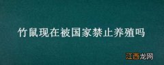 竹鼠现在被国家禁止养殖吗 竹鼠现在被国家禁止养殖吗