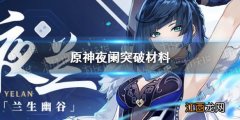 原神夜阑突破材料是什么 宵宫原神突破材料