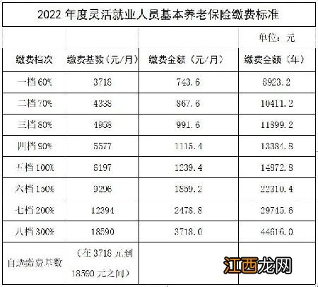 南宁灵活就业人员养老保险缴费标准是多少