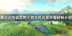 塞尔达传说荒野之息古代兵装如何升级 古代兵装升级材料介绍