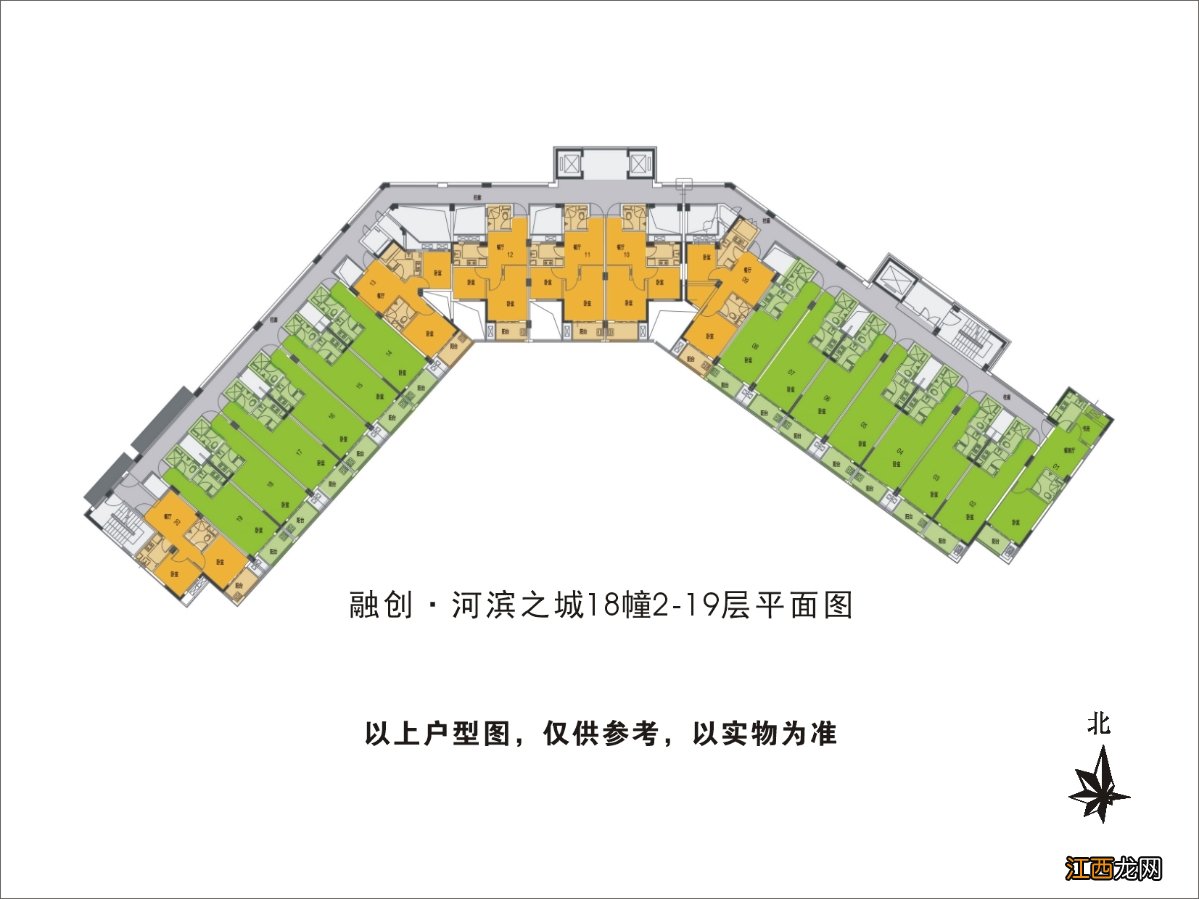 杭州西溪河滨之城雨澜轩公租房户型图一览