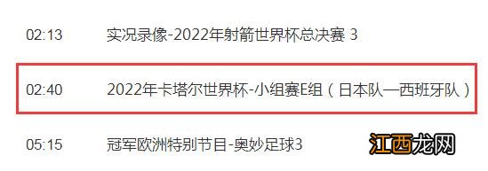 世界杯日本vs西班牙比赛几点直播时间 日本vs西班牙比赛结果