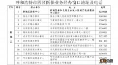 呼和浩特市四区医保业务经办指南 呼和浩特市医保服务中心