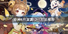 原神8月深渊12-1怎么打 原神 深渊8-2