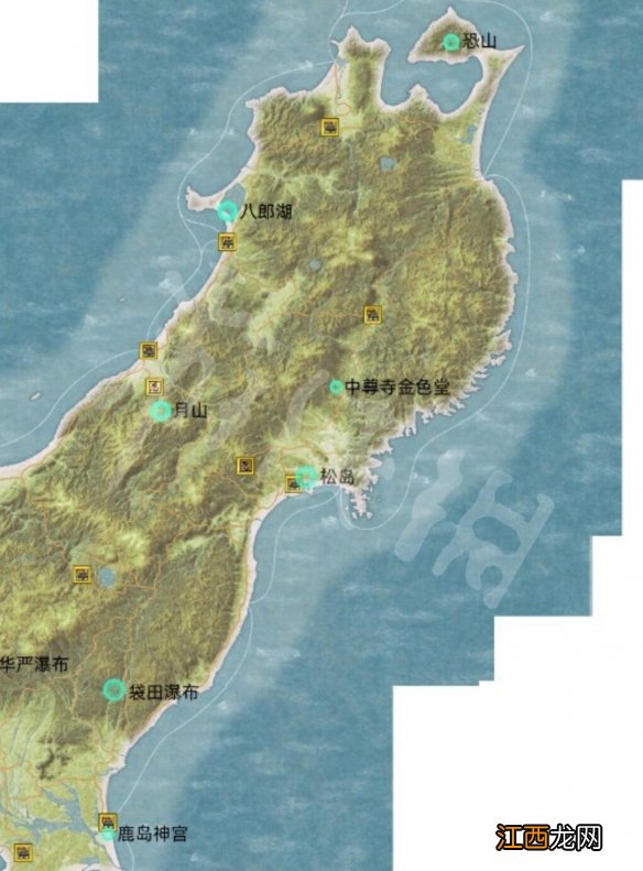 太阁立志传5DX32处名胜位置 太阁立志传5居城