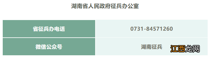 湖南省各级征兵咨询电话汇总 湖南省征兵服务热线电话号码