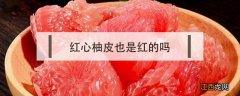 红心柚为什么皮也是红的 红心柚皮也是红的吗