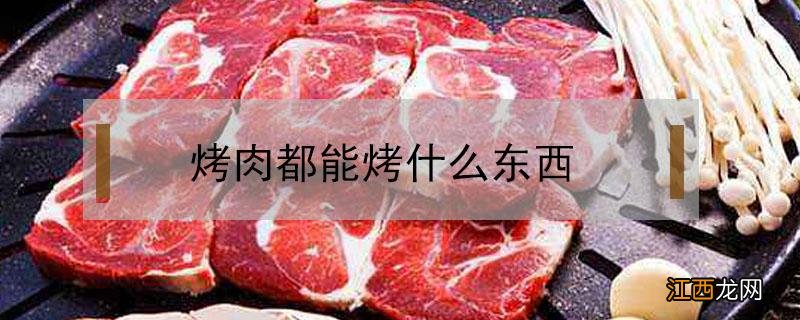 烤肉都能烤什么东西 烤肉都可以烤什么东西