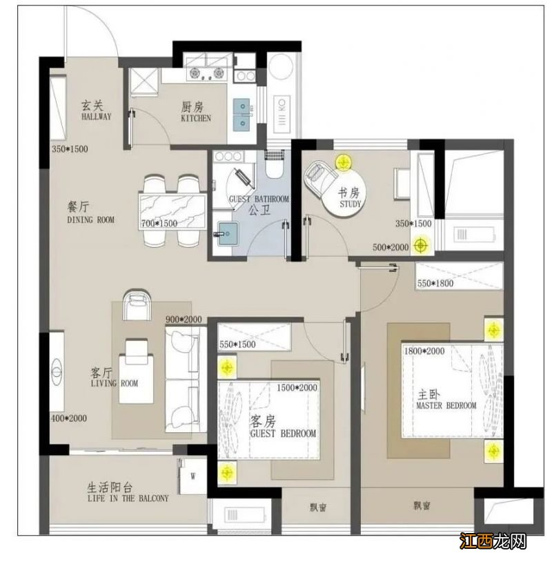 杭州余杭才泊嘉院人才共有产权房户型面积+户型图