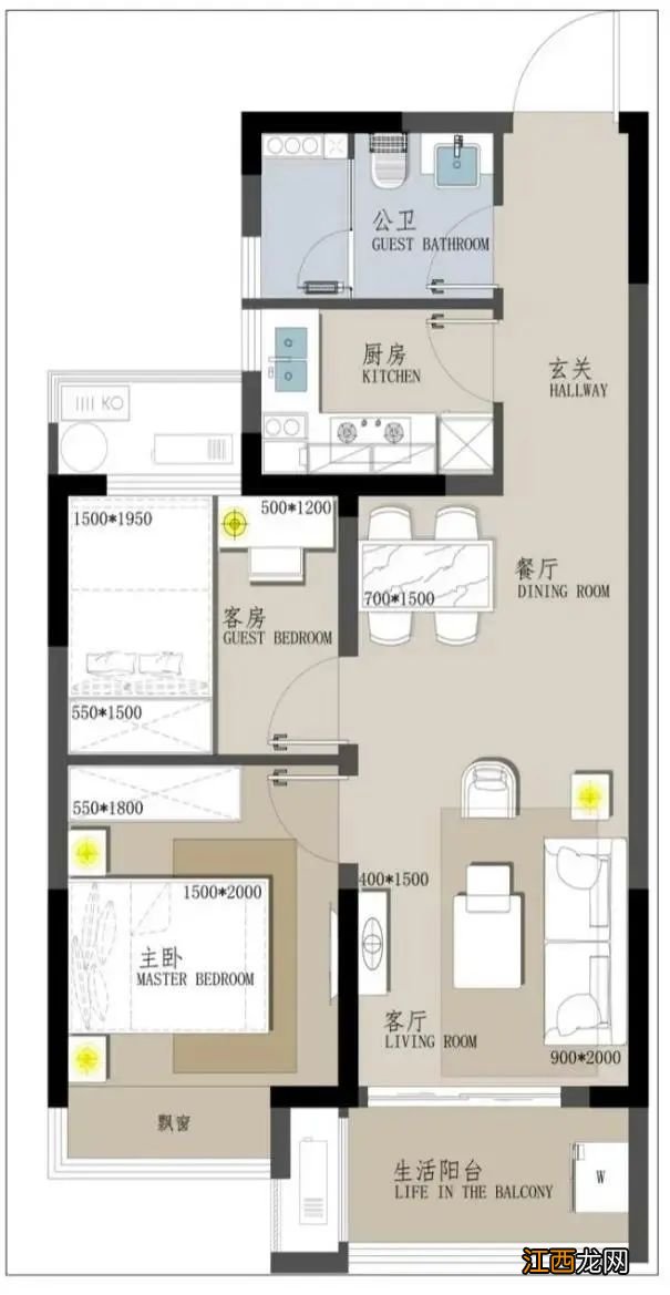 杭州余杭才泊嘉院人才共有产权房户型面积+户型图