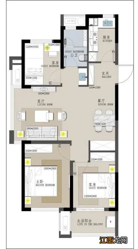 杭州余杭才泊嘉院人才共有产权房户型面积+户型图