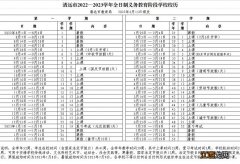 2021年清远小学暑假放假时间 2023清远小学暑假放假时间